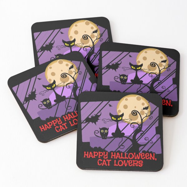Item preview, Happy Halloween Cat Lovers Bats About Cats designed and sold by McThingummy.