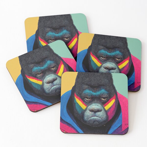 Item preview, Gorilla - Pop art- Synthwave  designed and sold by PeanutArtCorner.