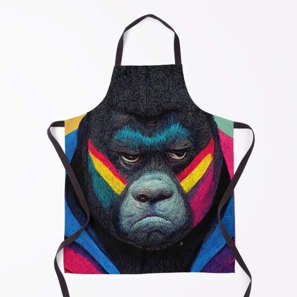 Item preview, Gorilla - Pop art- Synthwave designed and sold by PeanutArtCorner.