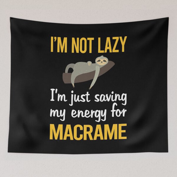 Item preview, Saving Energy Macrame designed and sold by Dividestore.