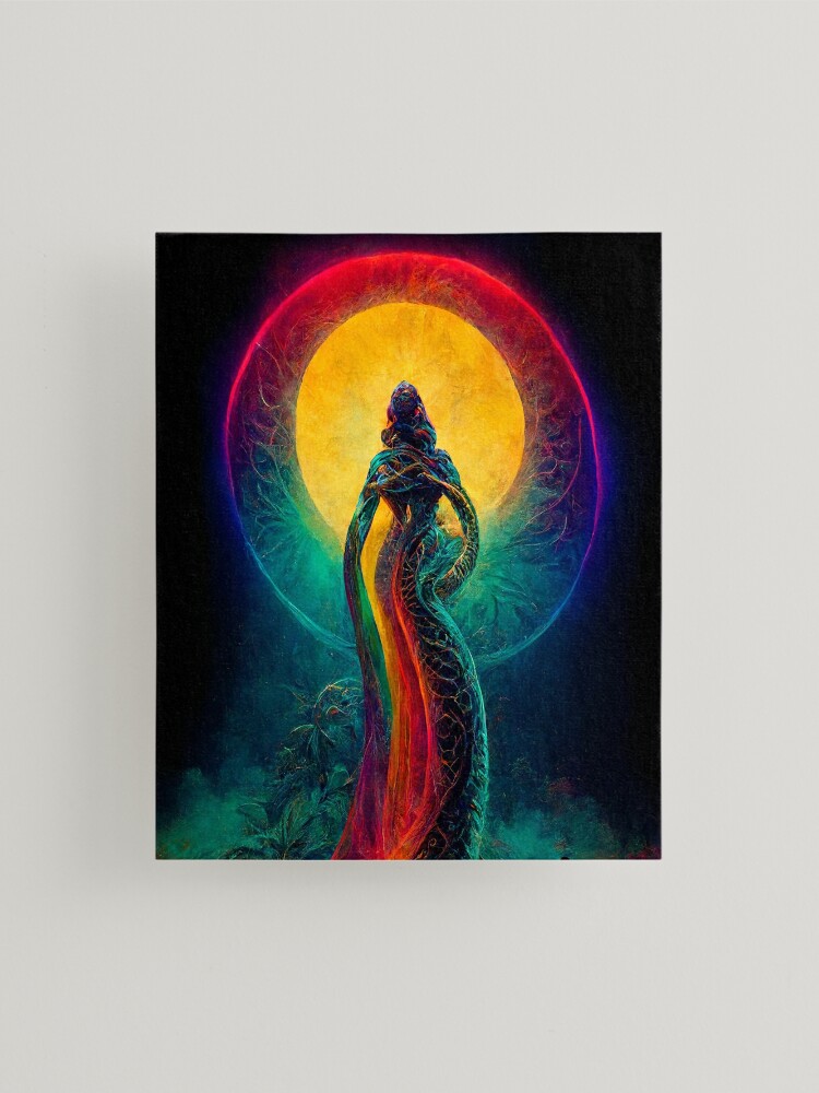 Earth Circle Canvas Print - Trippy Art