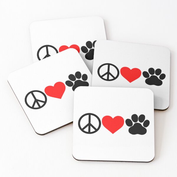 Item preview, Peace, Love, Paws designed and sold by taycobb.