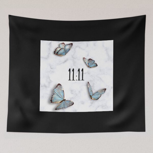 Item preview, 11:11 Butterflies Marble Theme designed and sold by ThatZenLife.