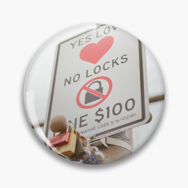 Item preview, Yes love no locks in NYC designed and sold by CarolinaReina.