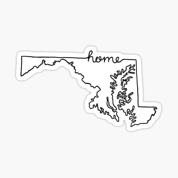 Buy Ravens Maryland Flag - Die cut stickers - StickerApp