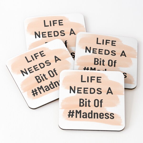 Item preview, Life needs a bit of madness design designed and sold by Made4You-Hub.