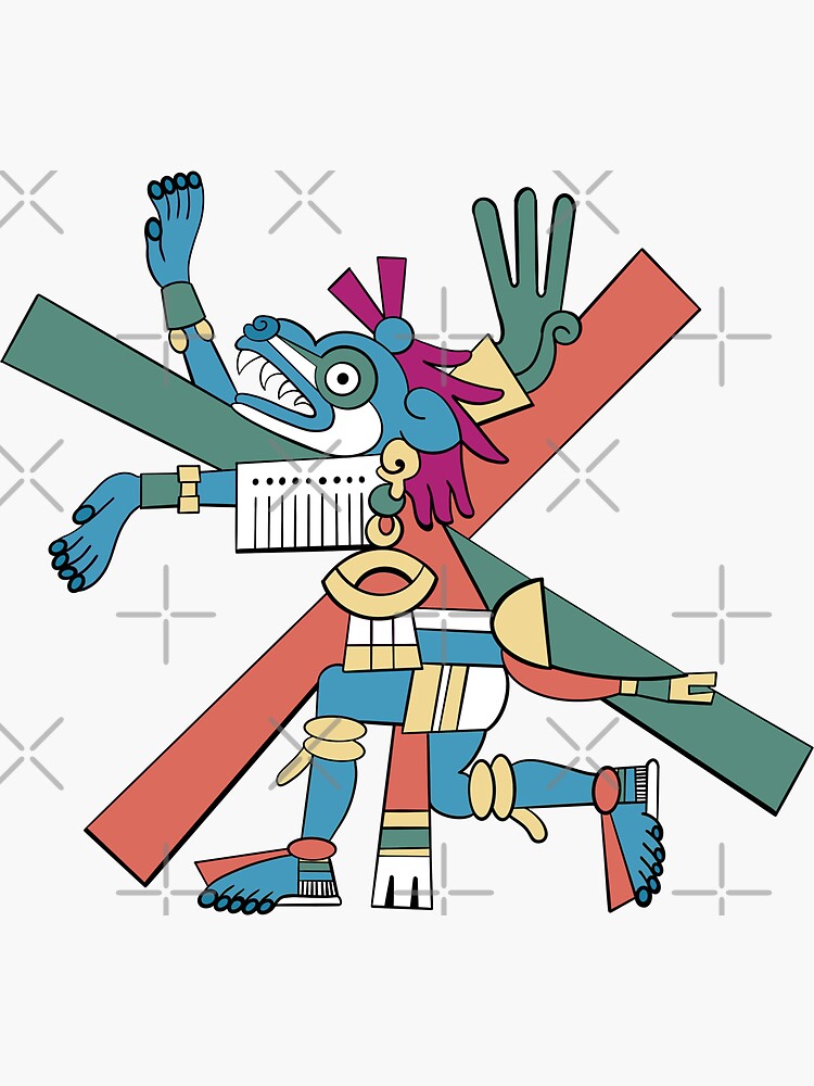 Pegatina Xolotl El Dios Perro Del Inframundo De Los Aztecas De Wsgreen Redbubble