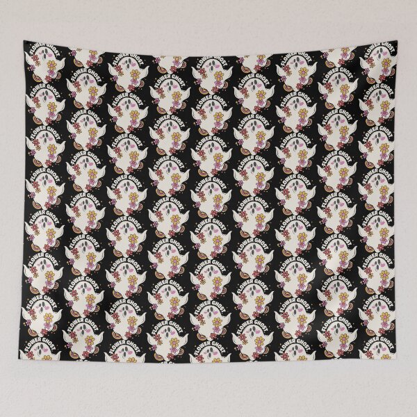 Item preview, Hippie ghost Halloween | floral ghost designed and sold by Palteeshop.