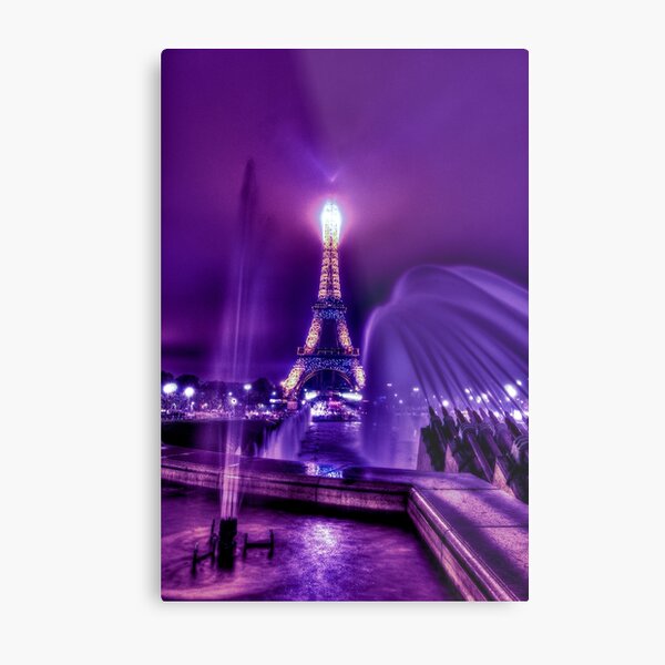 La Ville-Lumière Metal Print
