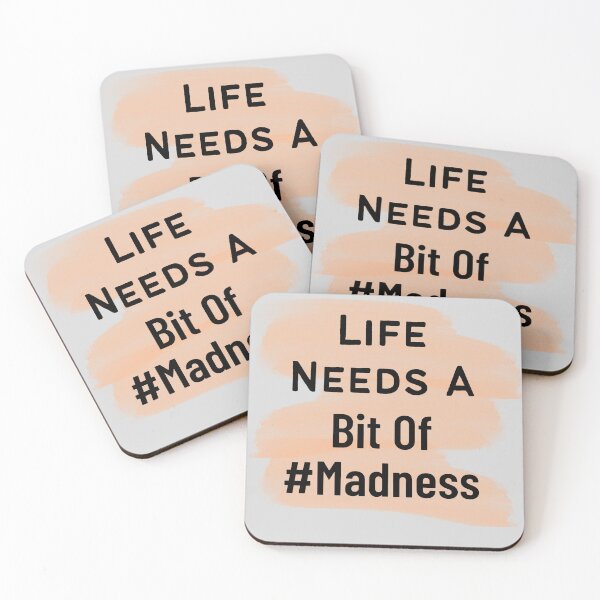 Item preview, Life needs a bit of madness design designed and sold by Made4You-Hub.