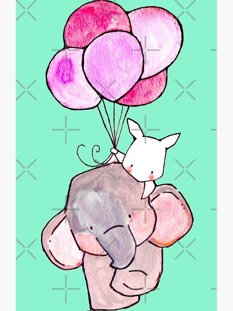 "Cute Baby Elephant " Poster for Sale by Catchy-Hut | Redbubble