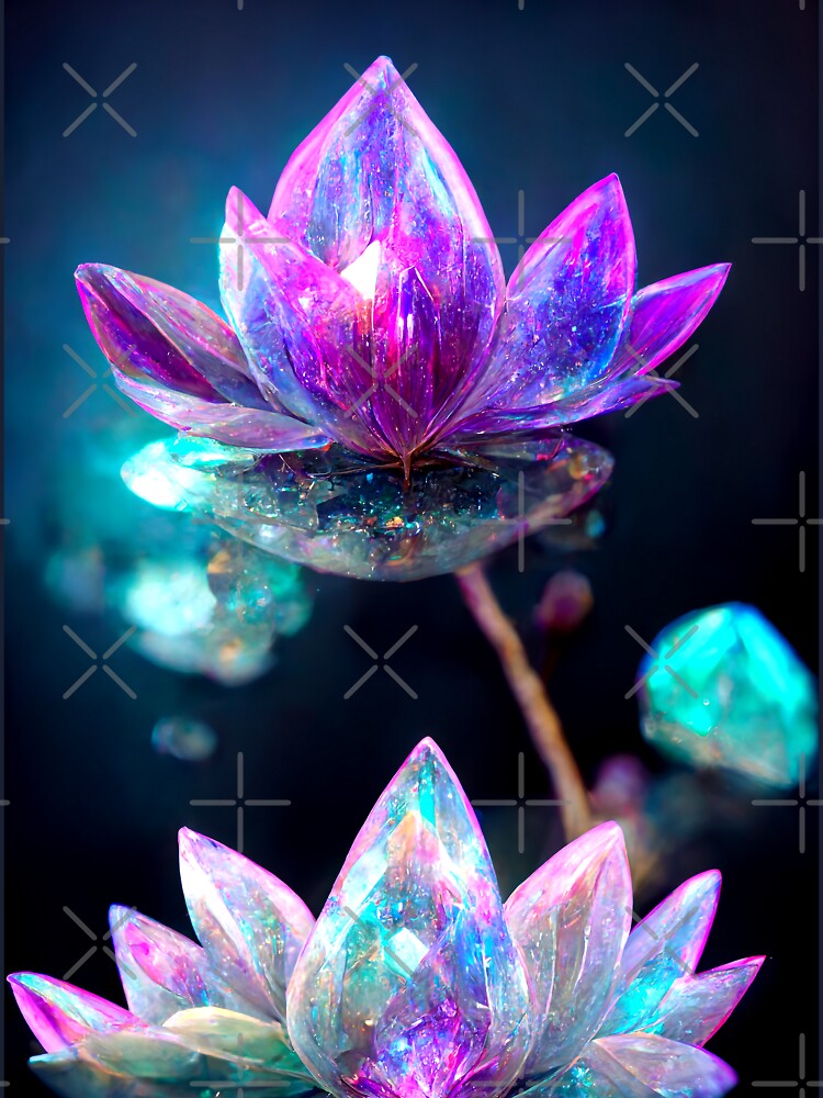 Crystal Flowers : r/midjourney