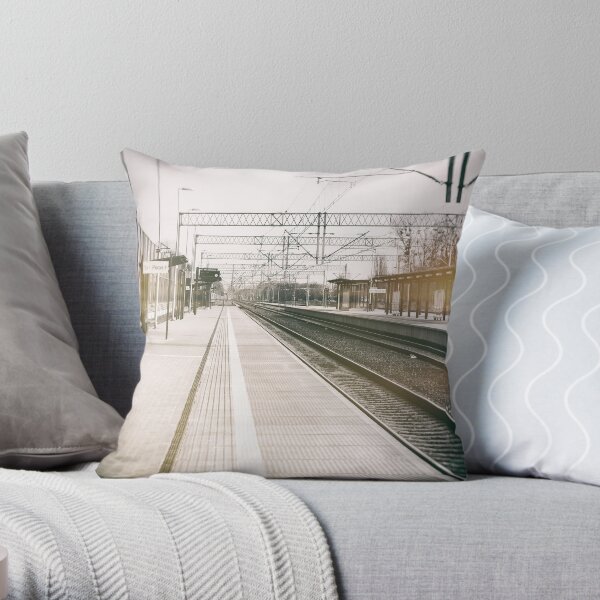 street photo STATION #photo #streetphoto Throw Pillow