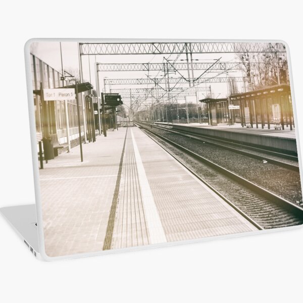 street photo STATION #photo #streetphoto Laptop Skin