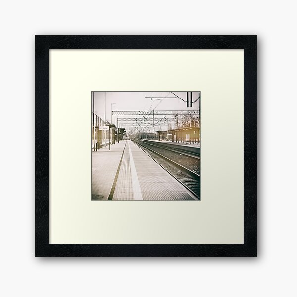 street photo STATION #photo #streetphoto Framed Art Print