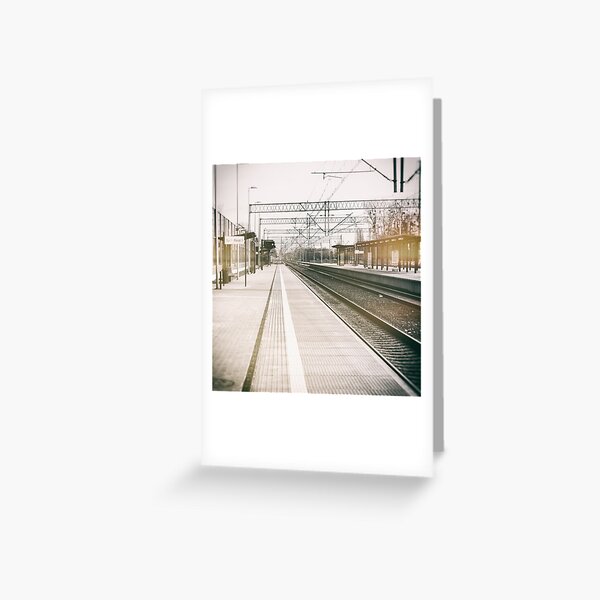 street photo STATION #photo #streetphoto Greeting Card