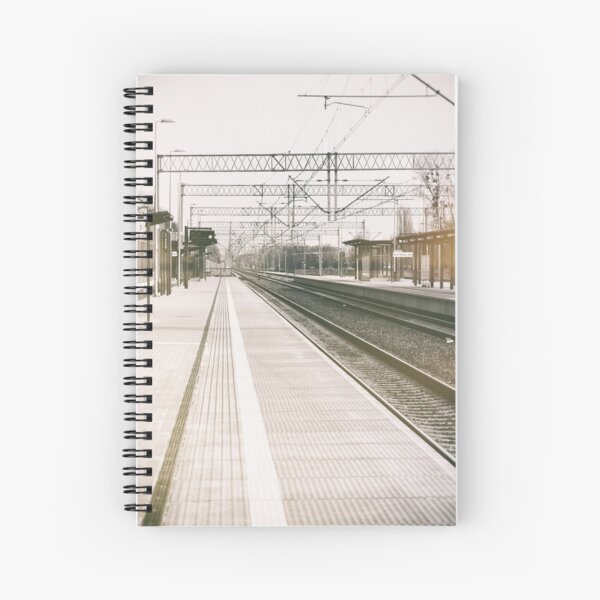 street photo STATION #photo #streetphoto Spiral Notebook