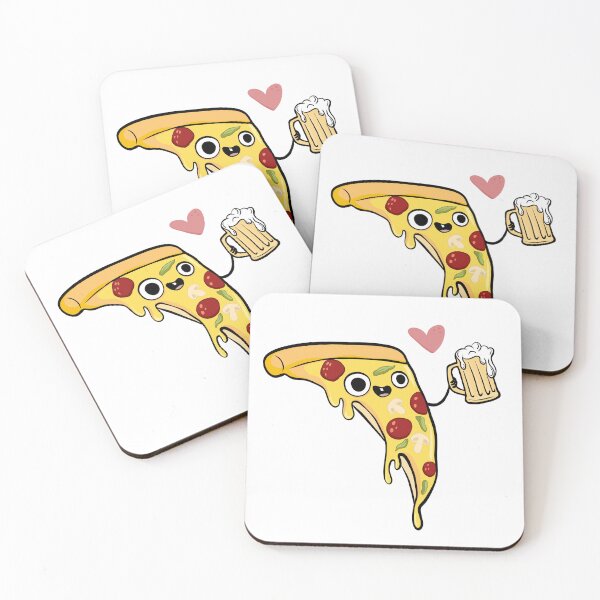 Item preview, Pizza loves beer designed and sold by RNIArt.