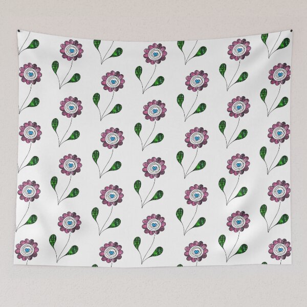 Artikelvorschau, Purple Verticalsmile Flower entworfen und verkauft von pearlposition.