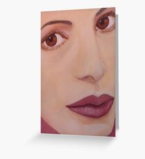 Brown-eyed Girl Greeting Card