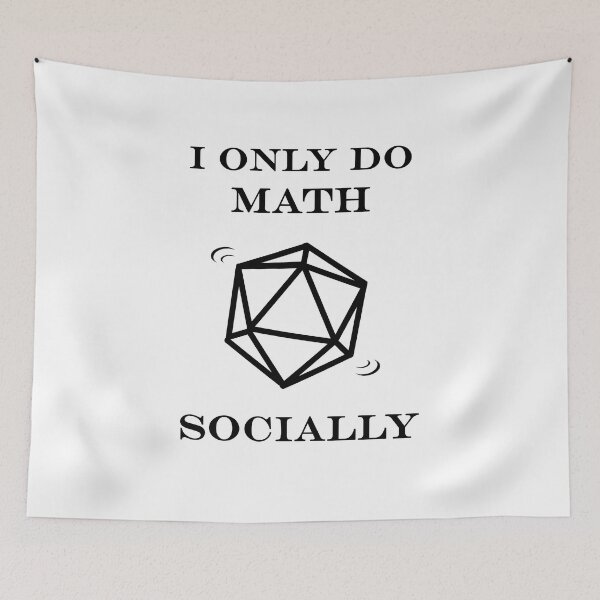 Item preview, Social Math (black text) designed and sold by masqueblanc.