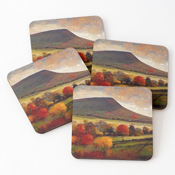 Item preview, Pendle hill in autumn II designed and sold by northernpainter.