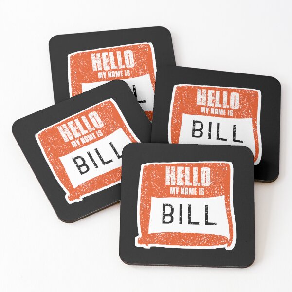 Item preview, Hello My Name Is Bill Label designed and sold by vibeno1.