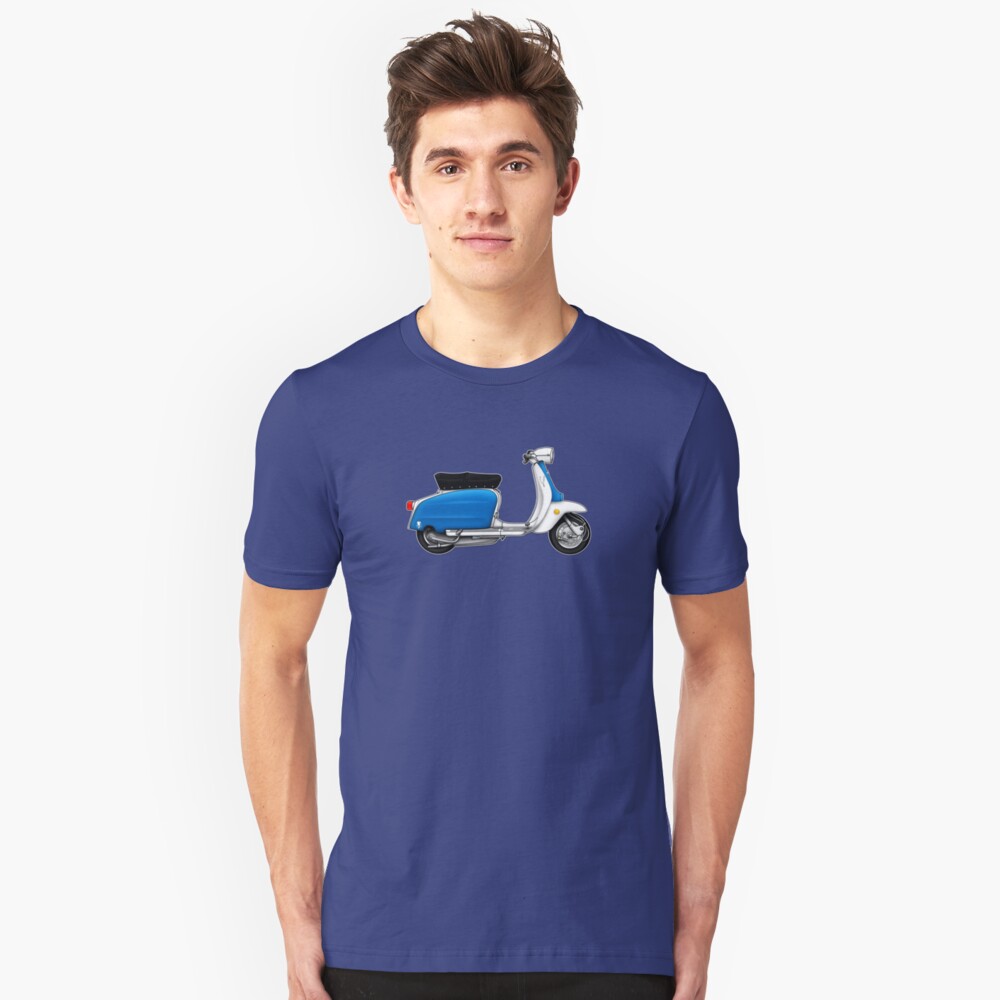 Scooter T-shirts Art: Serveta Li 150 Special, Original Color Design Slim Fit T-Shirt