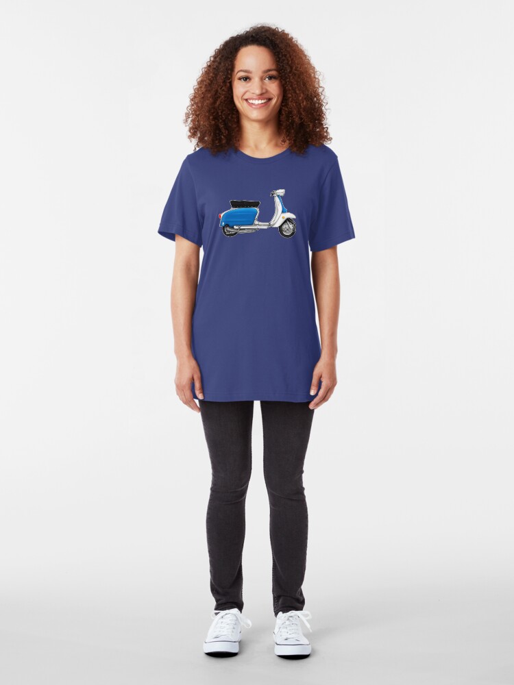 Alternate view of Scooter T-shirts Art: Serveta Li 150 Special, Original Color Design Slim Fit T-Shirt