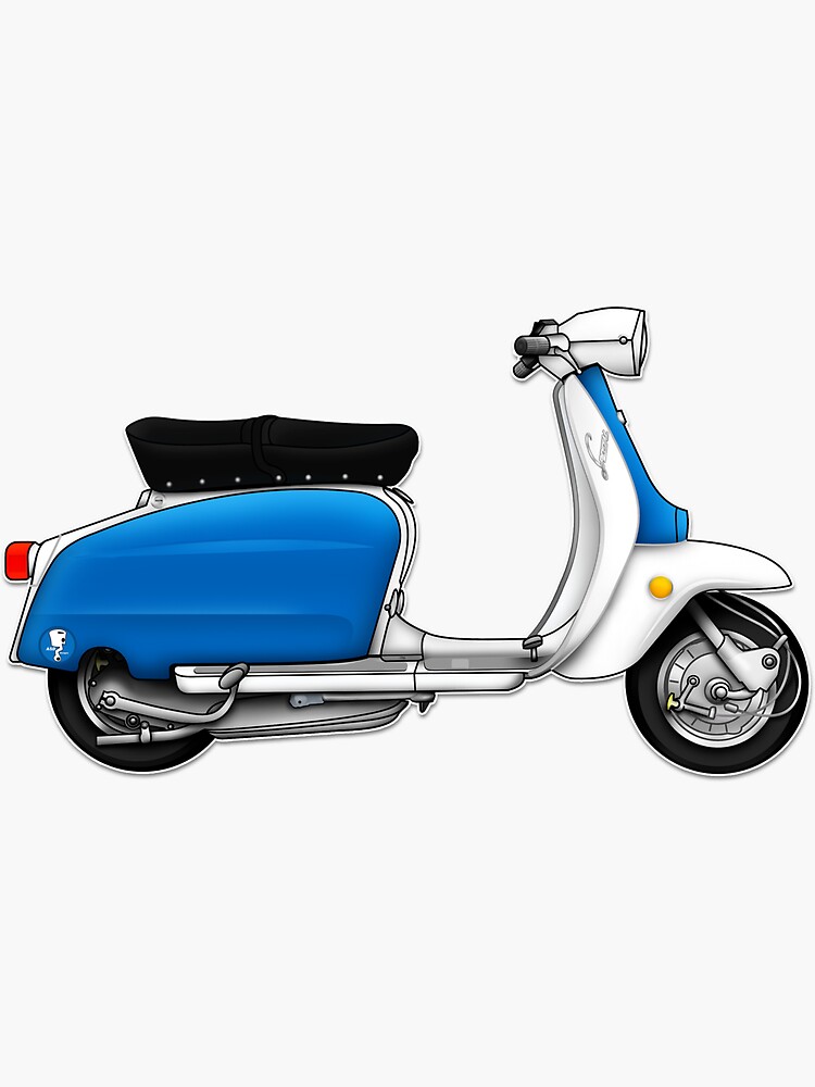 Scooter T Shirts Art Serveta Li 150 Special Original Color Design Sticker By Yj8dsk57 Redbubble