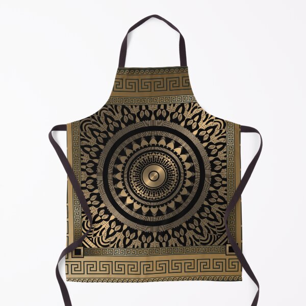 Item preview, Ornate Baroque Silver Black Bronze Greek Keys Border designed and sold by Yiorgos Designs.