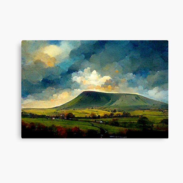 Item preview, Pendle hill watercolour designed and sold by northernpainter.