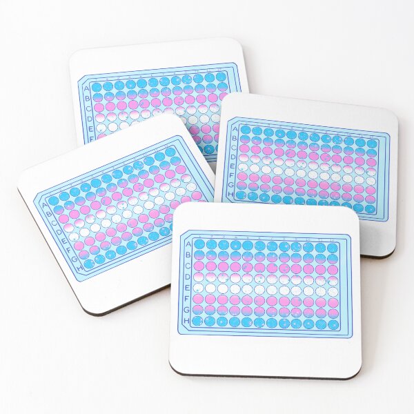 Item preview, Trans Pride 96 Well Plate Flag designed and sold by SmilesNVials.