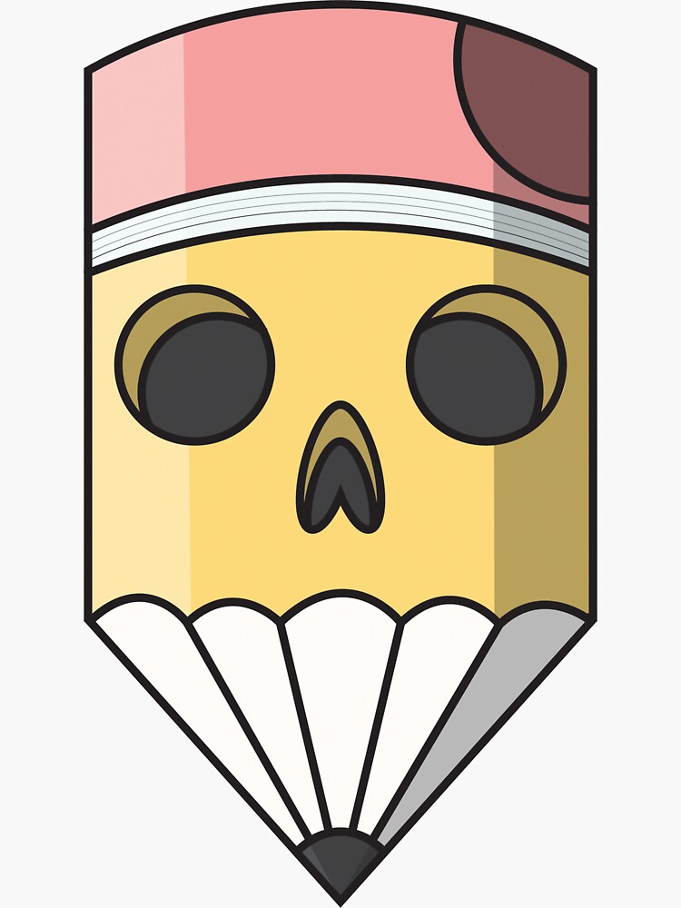 "Lead Head" Sticker for Sale by StainedDesign Redbubble