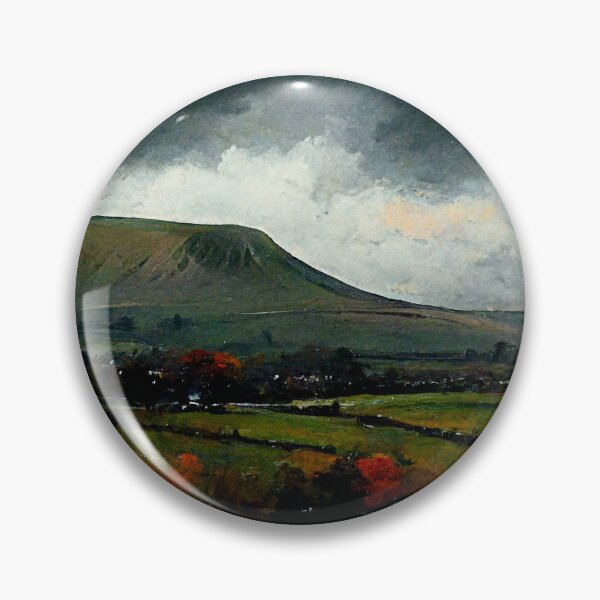 Item preview, Pendle hill on a rainy day designed and sold by northernpainter.