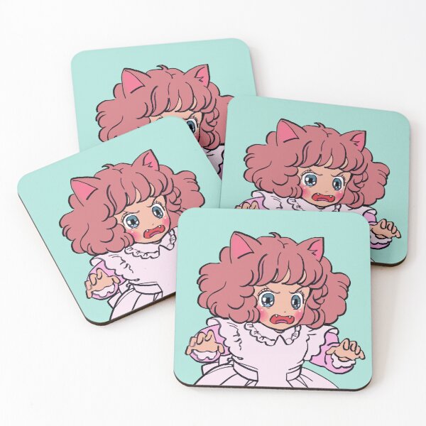 Item preview, I draw pink pastel angery chibi neko / the star of cottonland designed and sold by RansRoom.