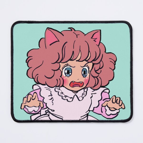 Item preview, I draw pink pastel angery chibi neko / the star of cottonland designed and sold by RansRoom.