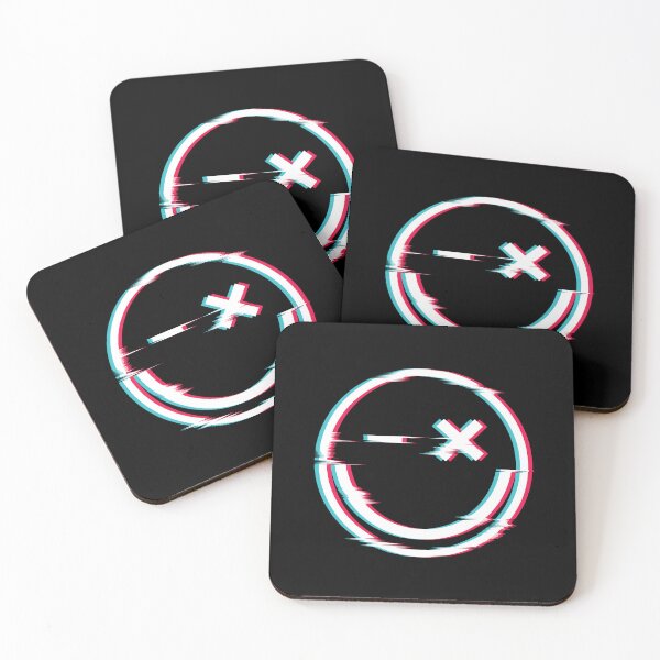 Item preview, Glitch Smiling Face Emojicon I Glitch Wink Smile designed and sold by Amazing Designs.