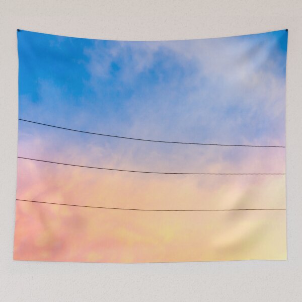 Item preview,  Power Lines Under Gradient Sky designed and sold by PotluckPrints.