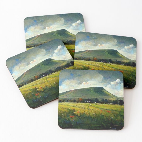 Item preview, Pendle hill in spring designed and sold by northernpainter.