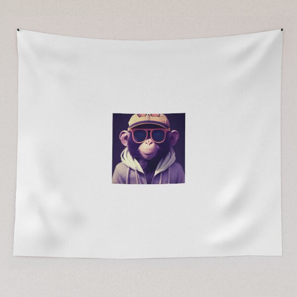 Item preview, Cool monkey with sunglasses designed and sold by Promptjourney.