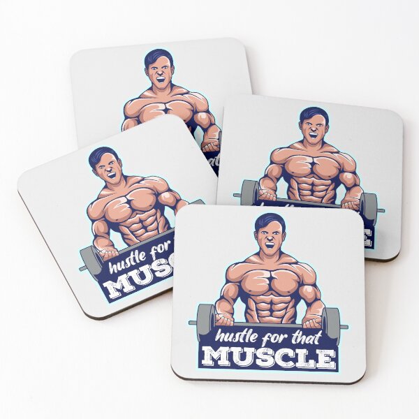 Item preview, Motivational Workout Quote - Hustle For That Muscle designed and sold by motivationaltee.