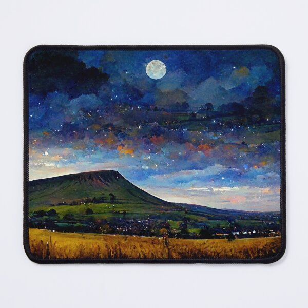 Item preview, Starry night over pendle designed and sold by northernpainter.