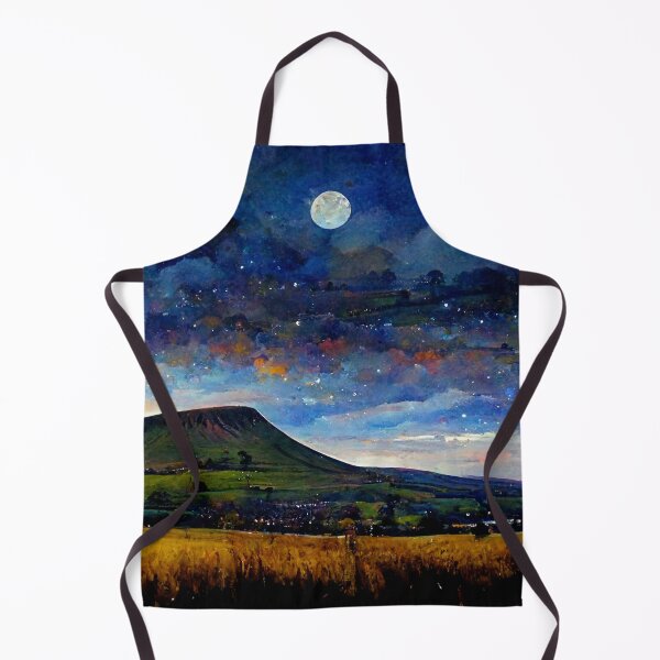 Item preview, Starry night over pendle designed and sold by northernpainter.