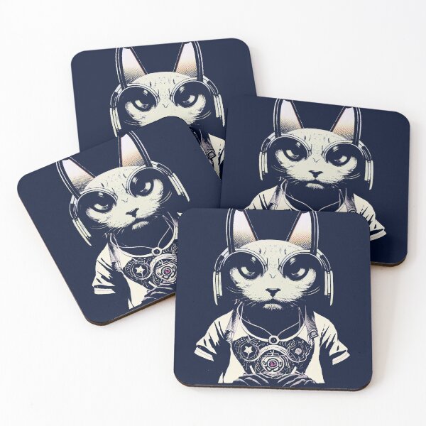 Item preview, Cyberpunk Cat 5 designed and sold by TheSamuraiCat.