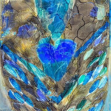 Artwork thumbnail, Heart at Peace - colorful hearts by stillnessgifts