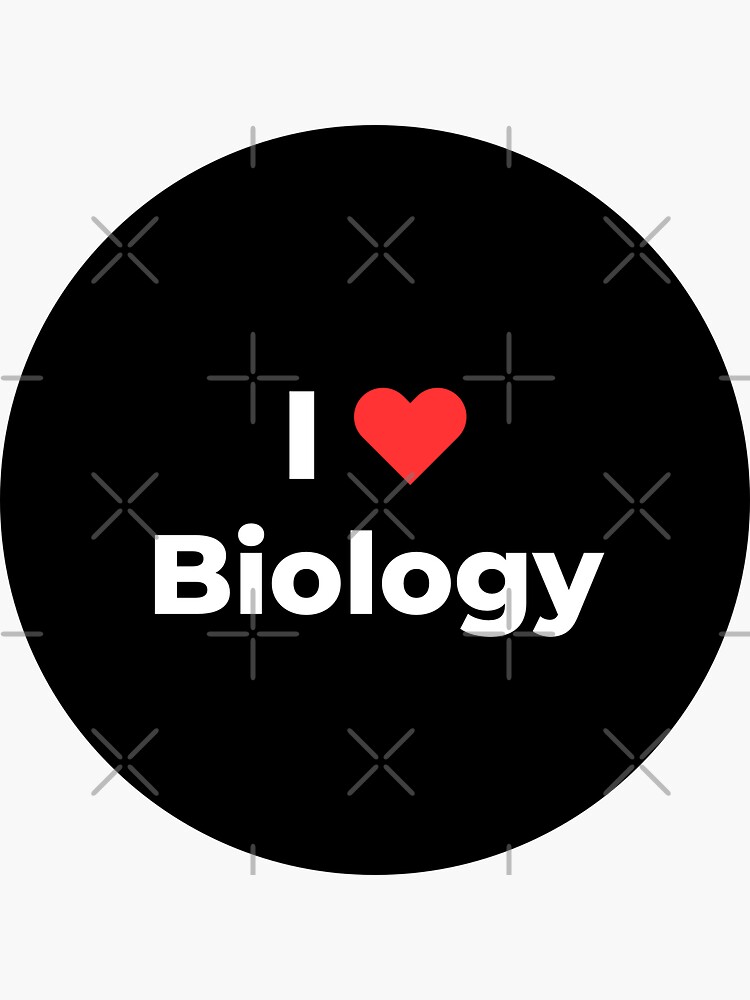 Artwork view, I love biology designed and sold by science-gifts