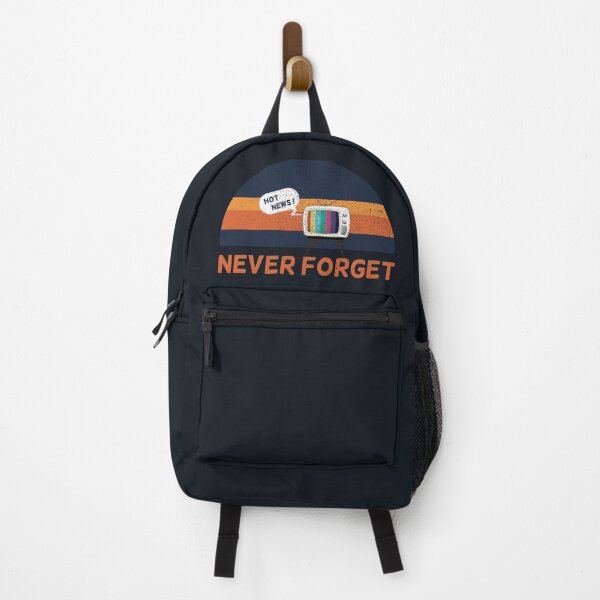 Item preview, Never Forget the Hot News on Old TV Retro Style Funny designed and sold by iconking.