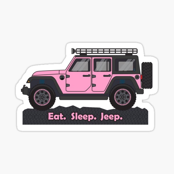 barbie jeep stickers