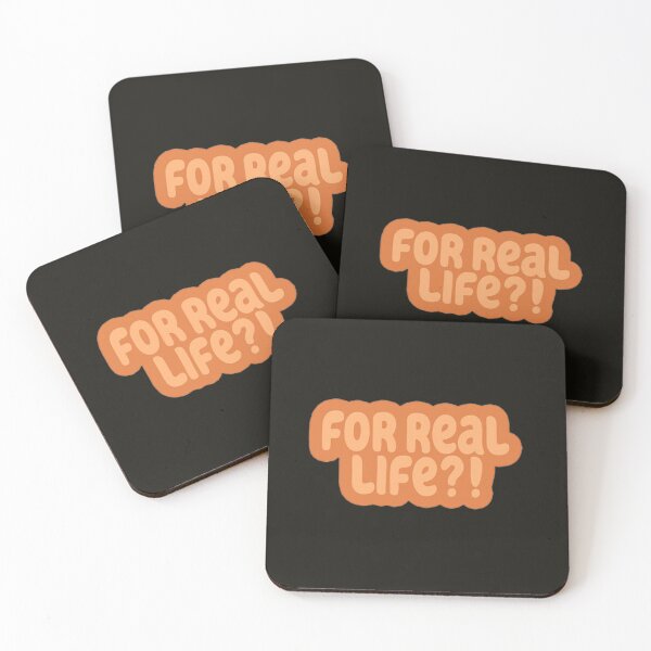 Item preview, For Real Life! (orange) designed and sold by SamanthaNewman1.
